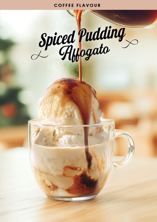 Spiced Pudding Affogato 