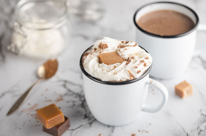 Salted Caramel Hot Chocolate 