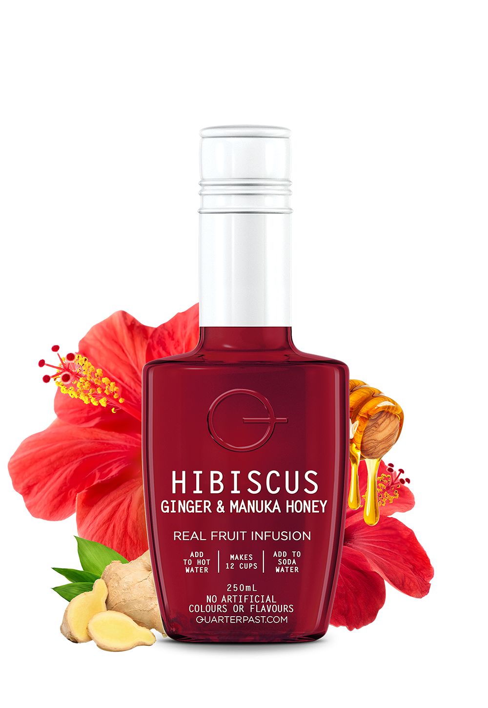 Hibiscus Ginger & Manuka Honey Fruit Infusion 250mL