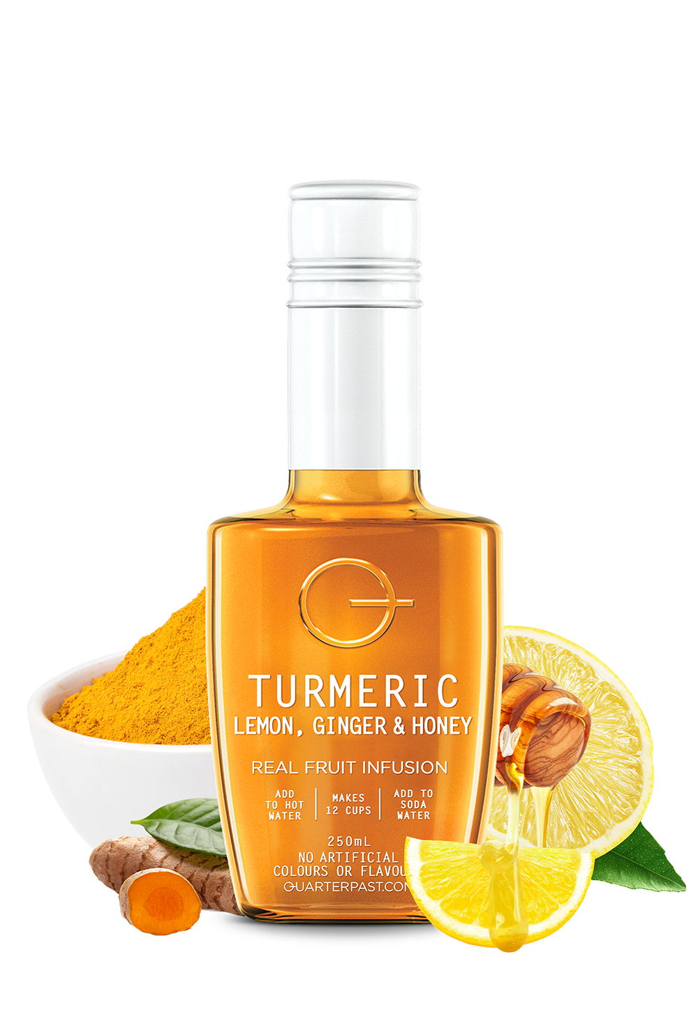Turmeric Lemon Ginger & Honey Fruit Infusion 250mL