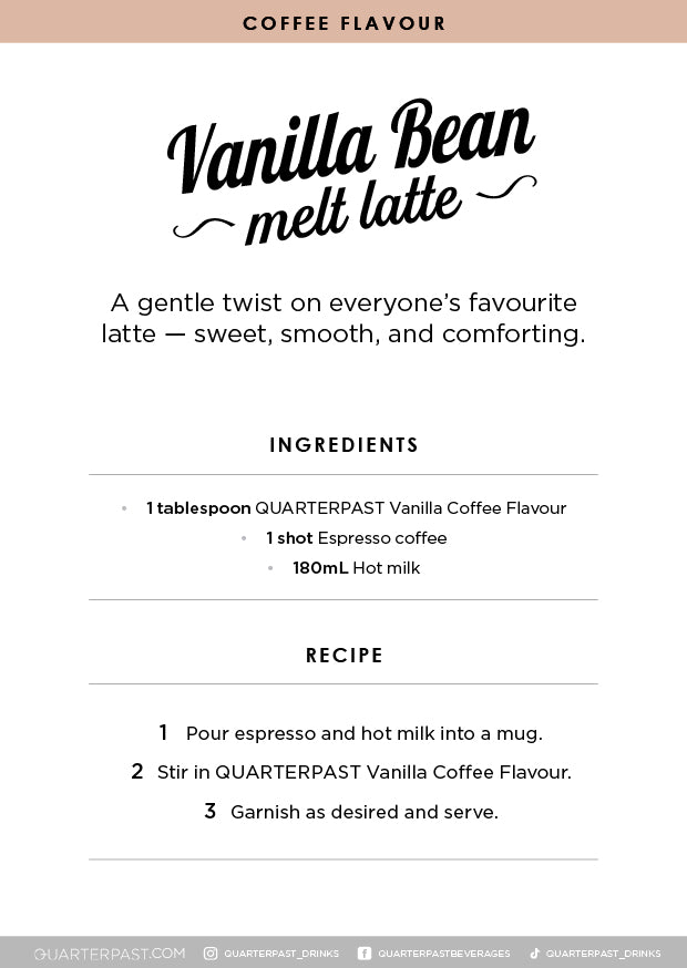 Vanilla Coffee Flavour 360mL