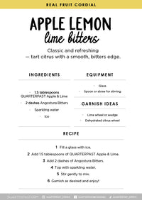 Apple & Lime Cordial 700mL