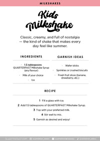 Strawberry Shakes and Smoothies Syrup 700mL