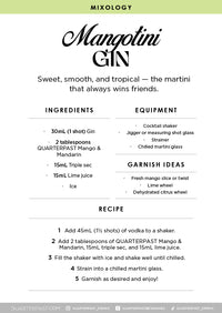 Mango & Mandarin Cordial 700mL