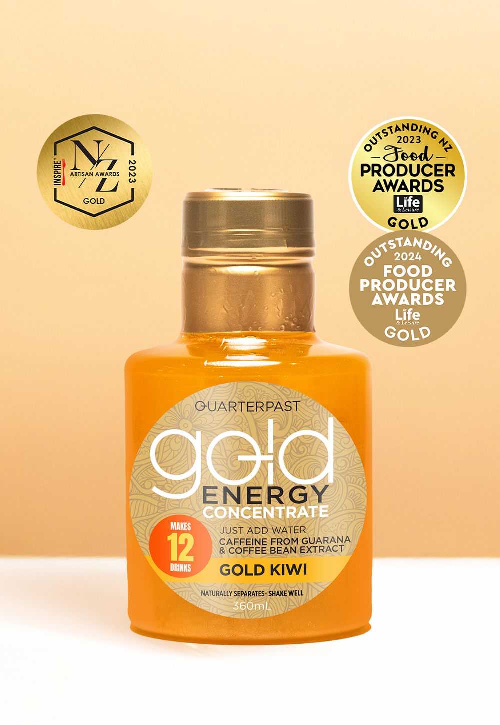 GOLD ENERGY Concentrate Kiwi 360mL