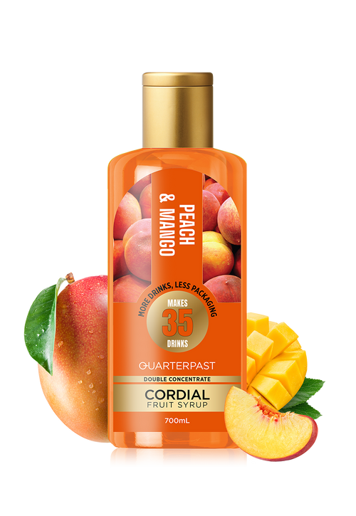 Peach & Mango Cordial 700mL