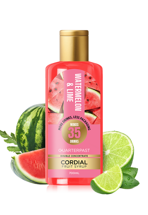 Watermelon & Lime Cordial 700mL